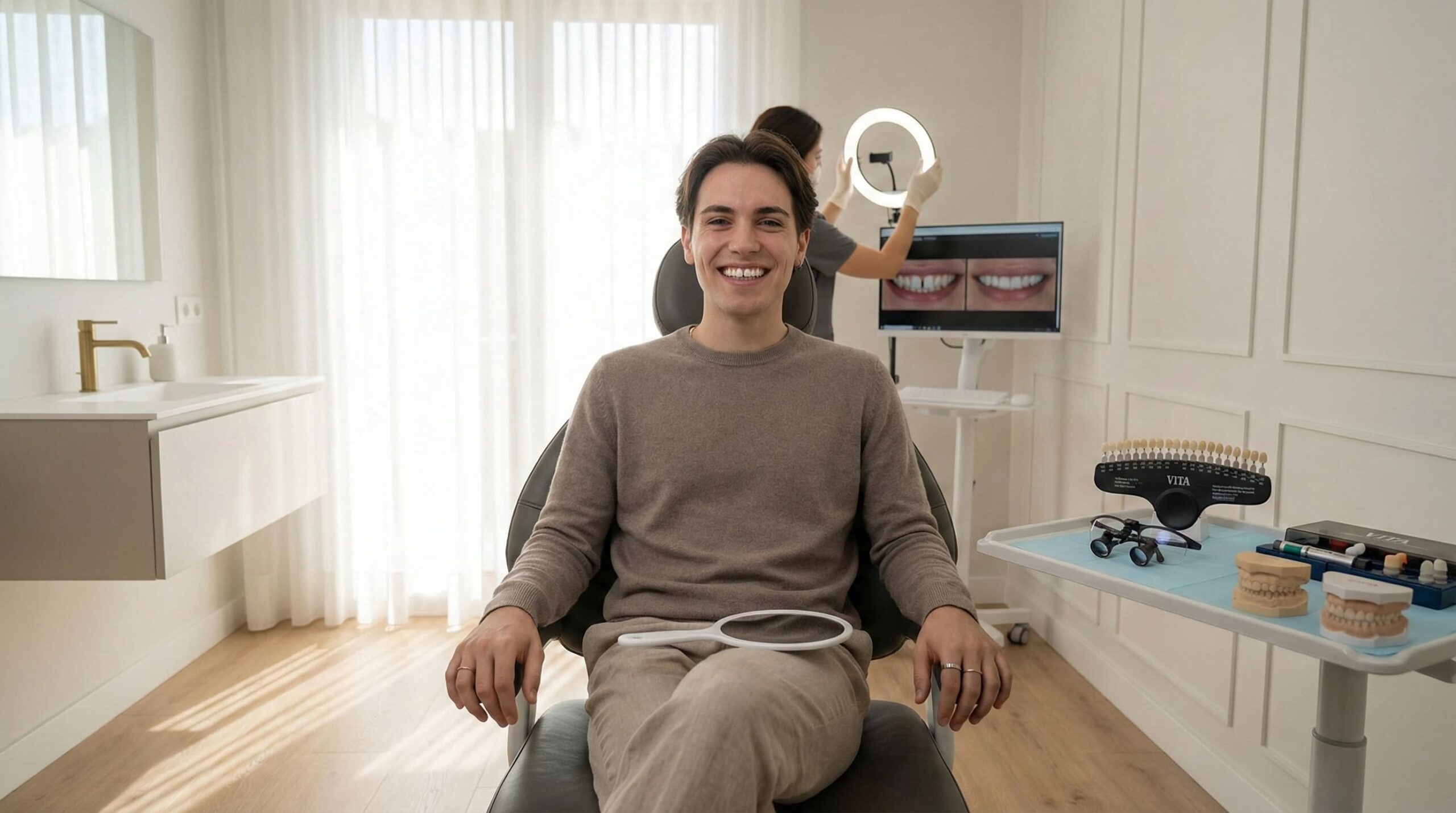 Carillas para cerrar diastema en Albacete